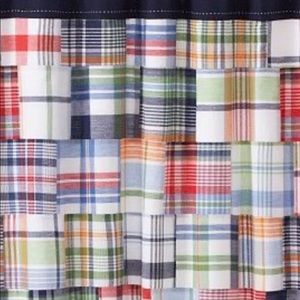 Pottery Barn Madras Shower Curtain